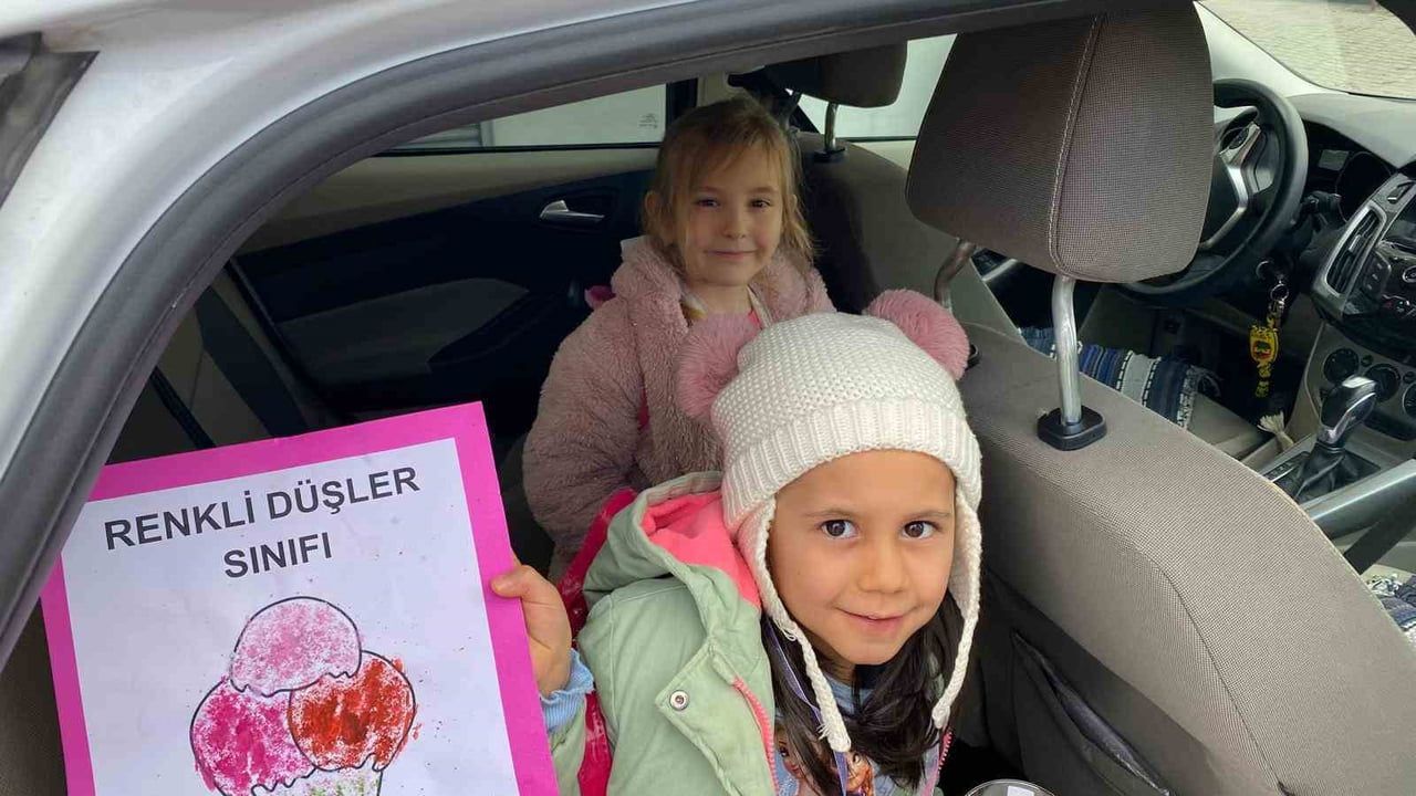 Tavşanlı'da Anaokulu Öğrencilerinden Güvenli Yolculuk Projesi