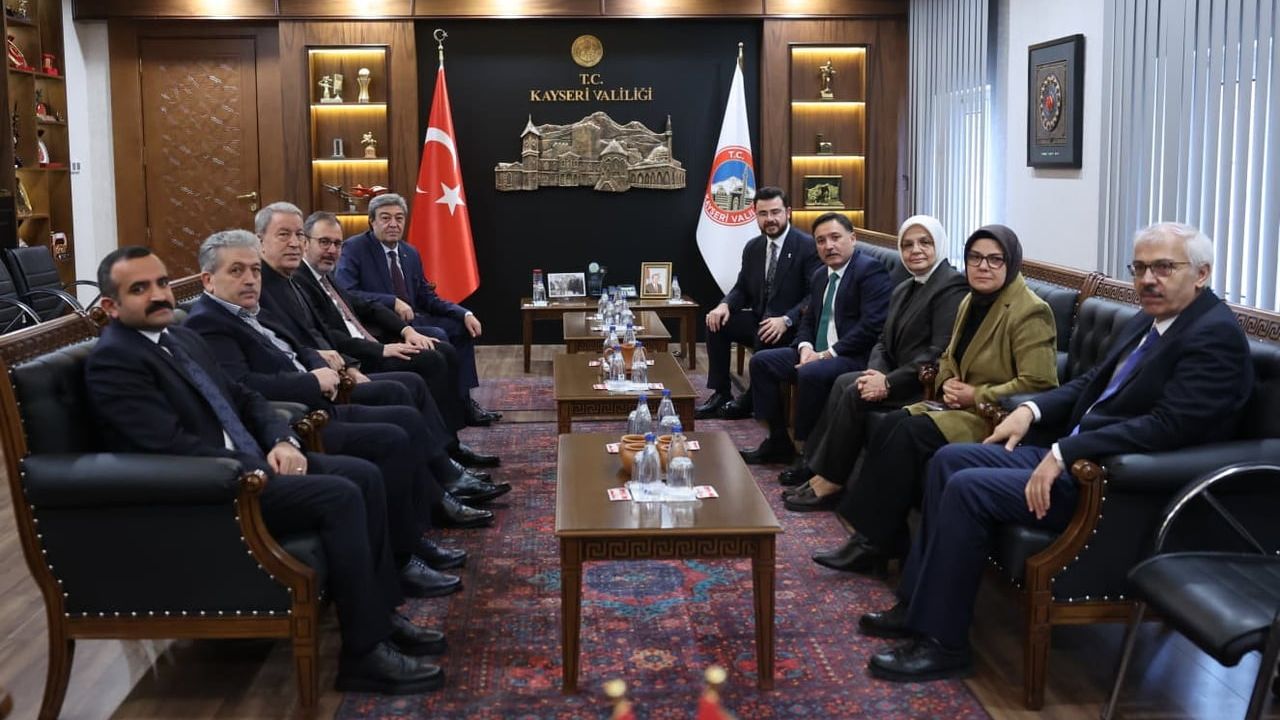 TBMM Engelli Bireyler Komisyonu Kayseri'de Vali Çiçek'i Ziyaret Etti