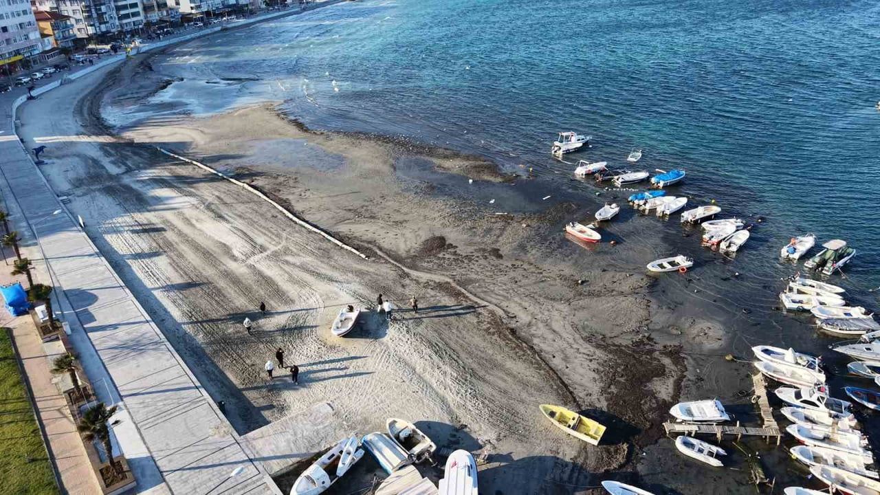 Tekirdağ'da Deniz Seviyesinde Düşüş