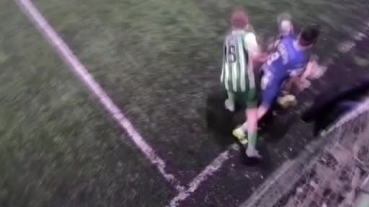 Tekirdağ'da Futbolcuya Hakemden Hayat Kurtaran Müdahale