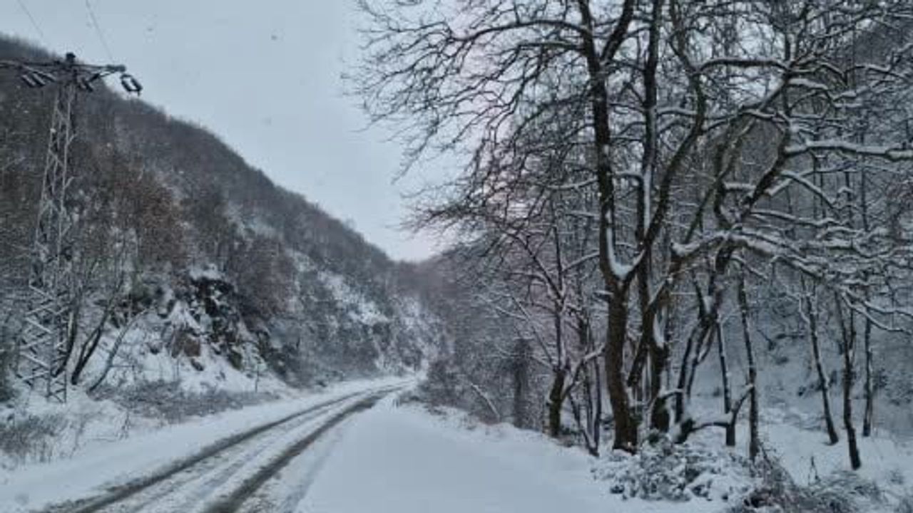 Tekirdağ'da Kar Yağışı Yüksek Kesimlerde Etkili Oluyor