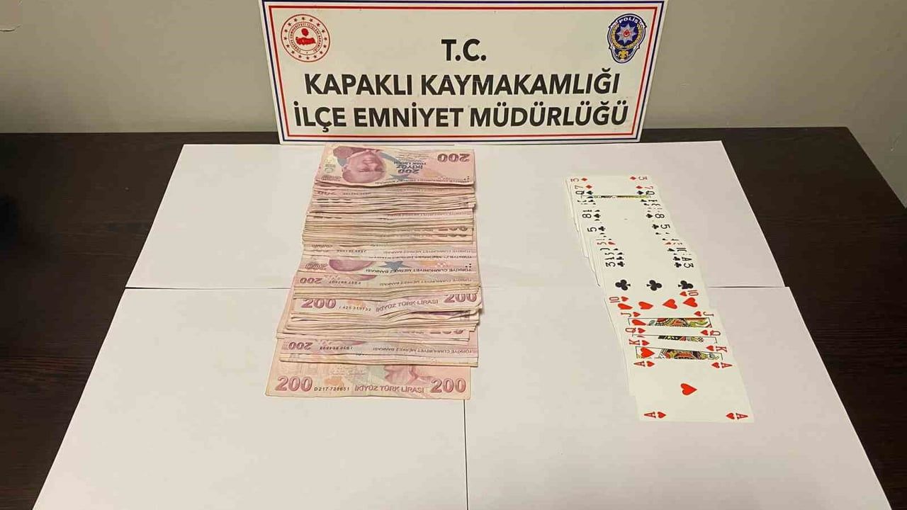 Tekirdağ'da Kumar Operasyonu: 81 Bin Lira Ceza