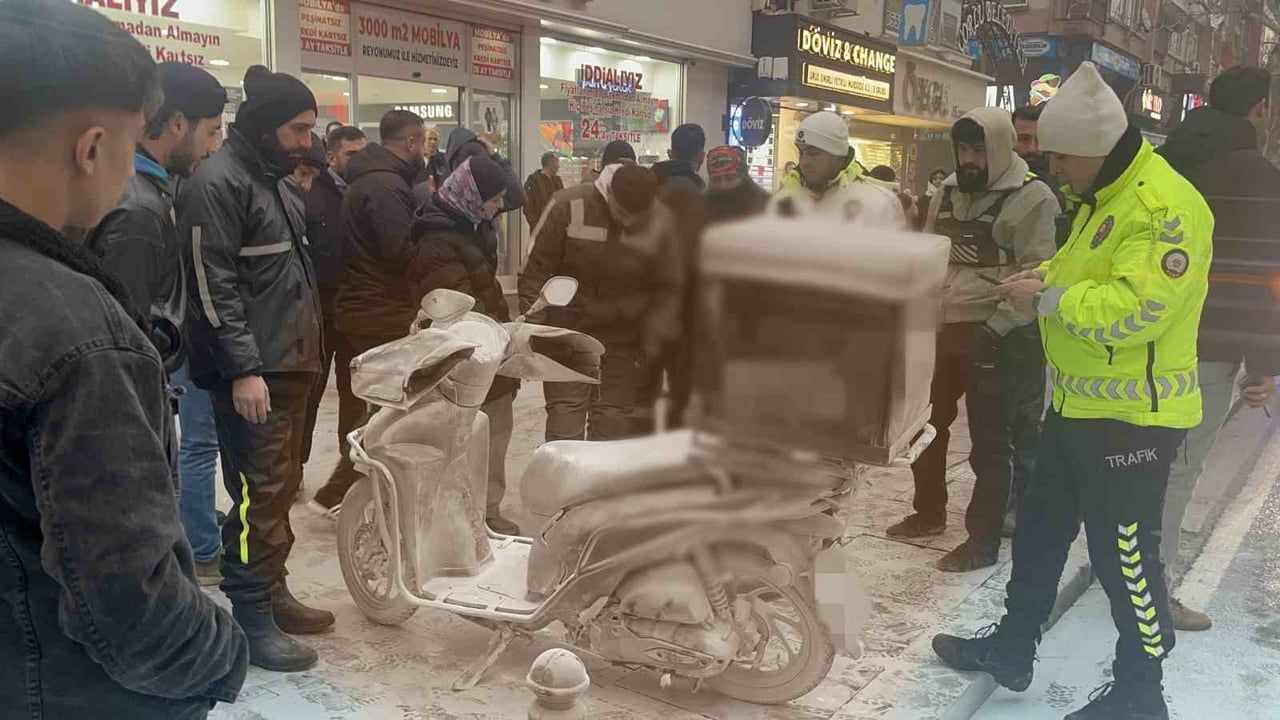 Tekirdağ'da Motosiklet Yangını: Sürücü Son Anda Kurtuldu