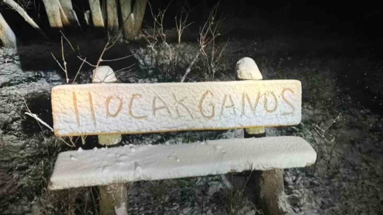 Tekirdağ'ın Yüksek Kesimlerinde Kar Yağışı Başladı