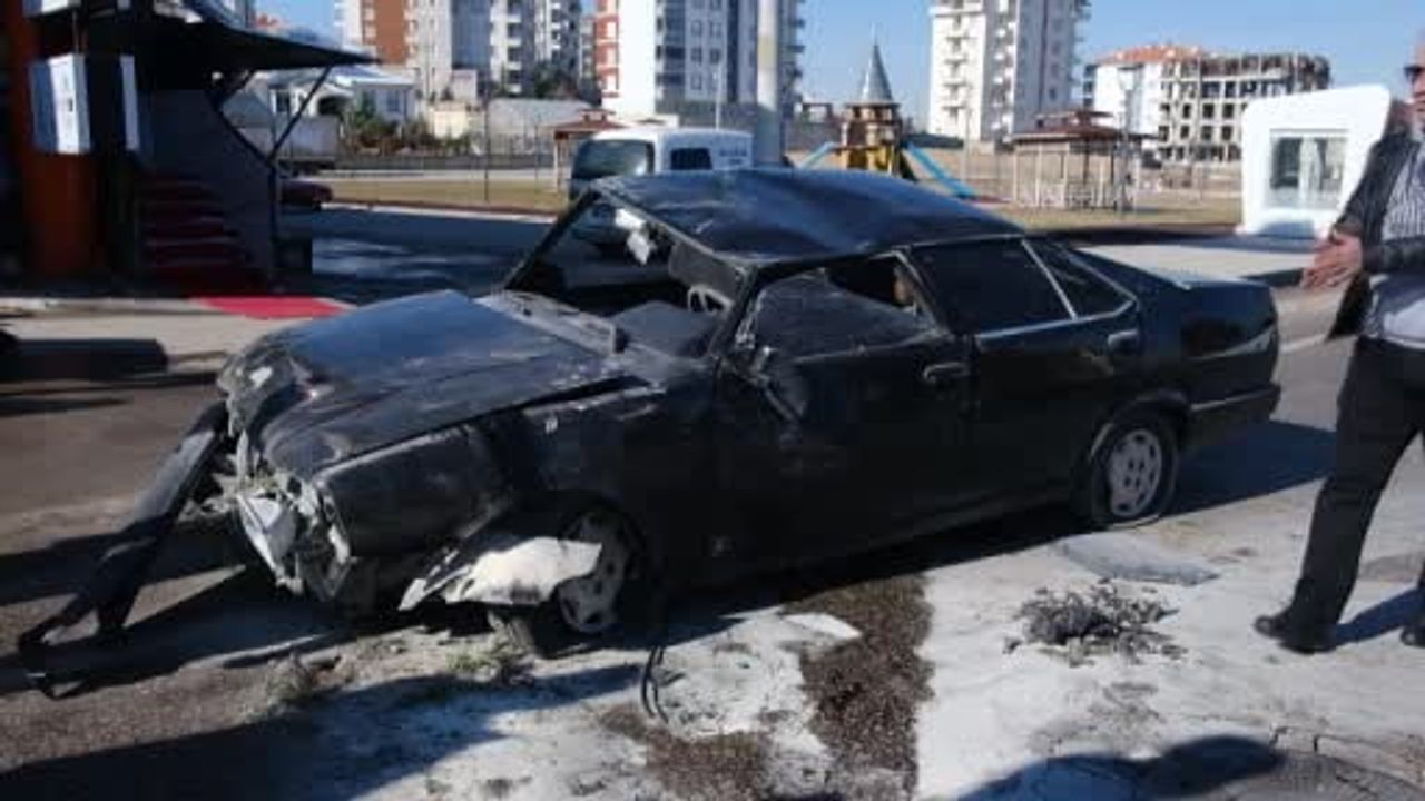 Telefonla Uğraşırken Takla Atan Araçtan Yarasız Kurtuluş