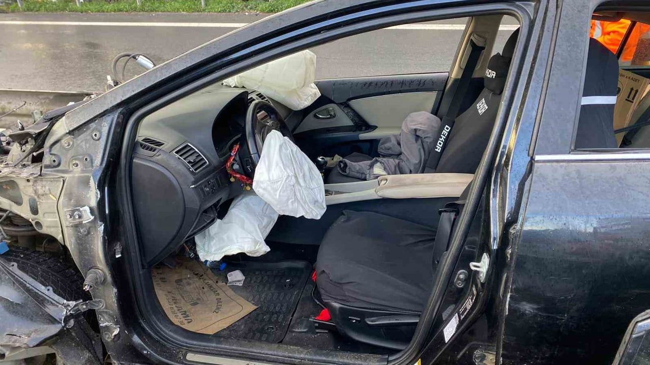 TEM Otoyolu'nda Kaza: 1 Yaralı