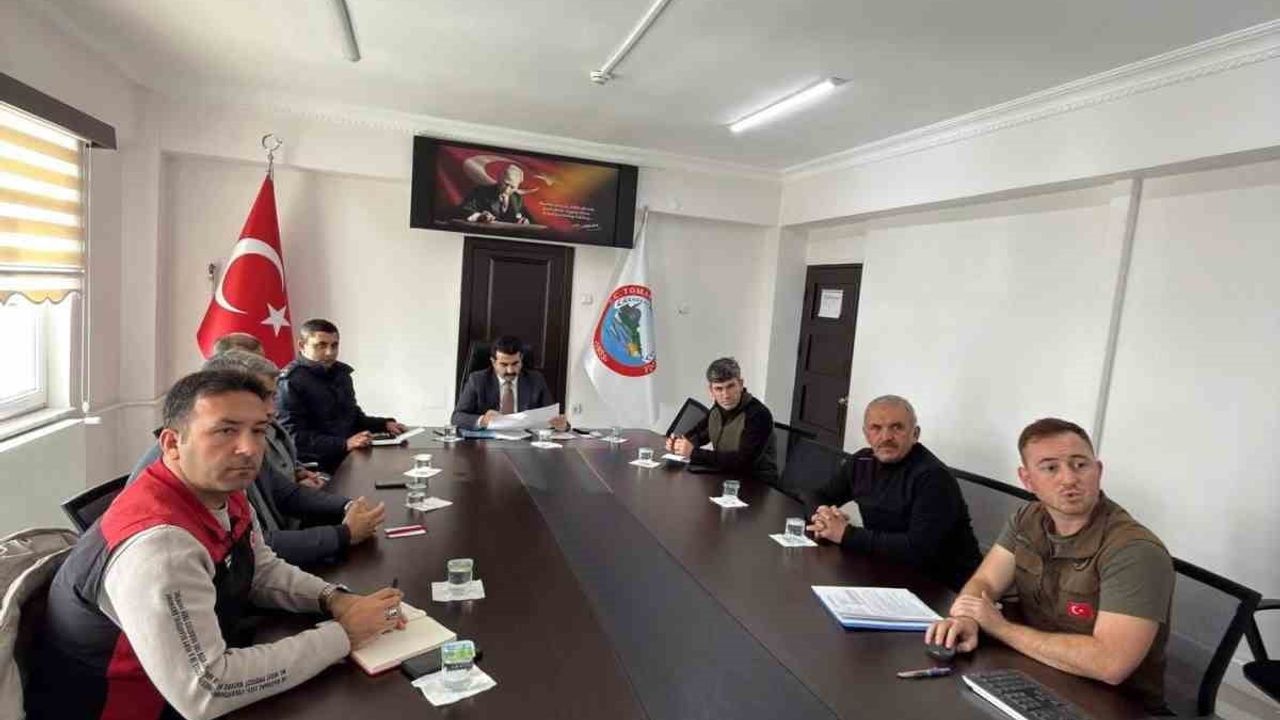 Tomarza'da Av Komisyonu Toplantısı Gerçekleştirildi