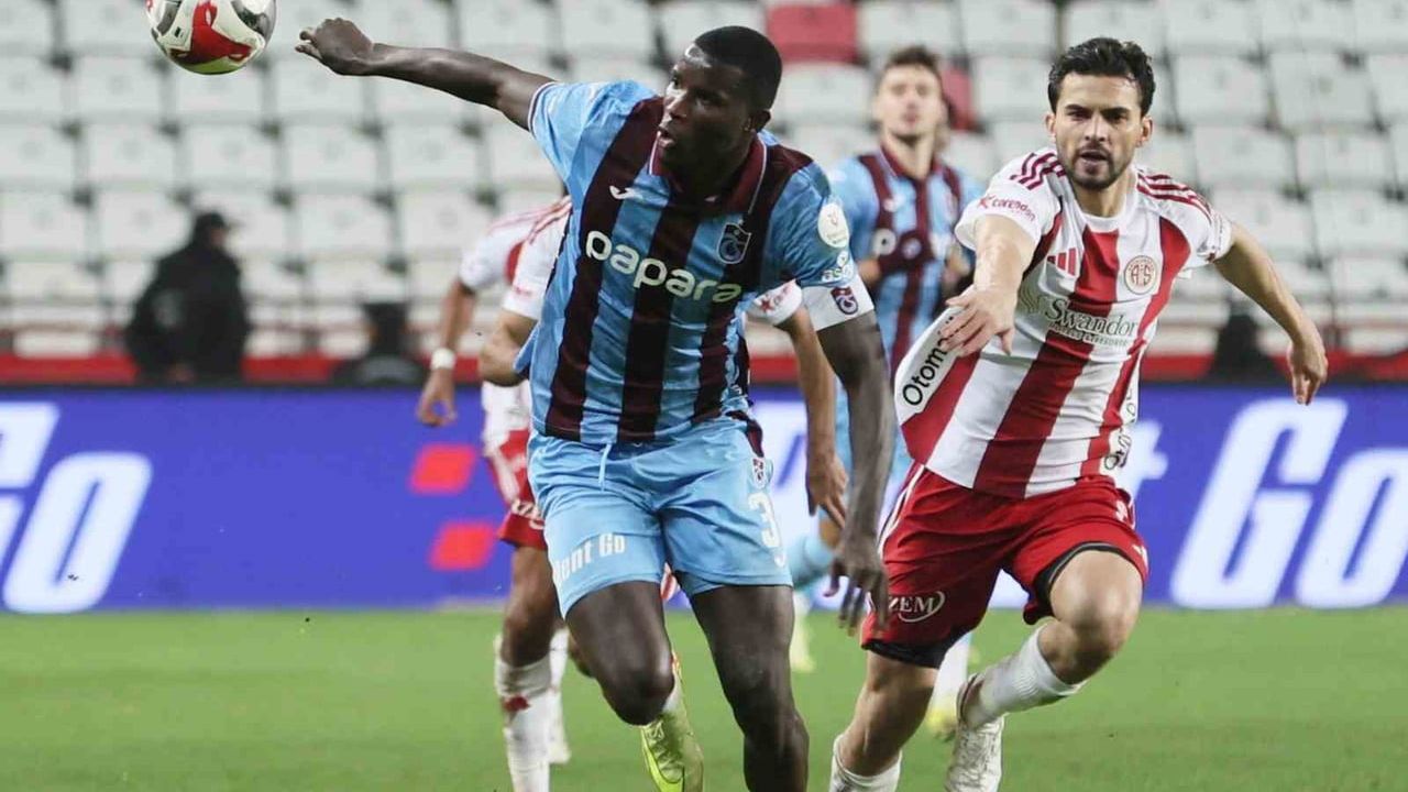 Trendyol Süper Lig: Antalyaspor ve Trabzonspor Beraberlikte Anlaştı