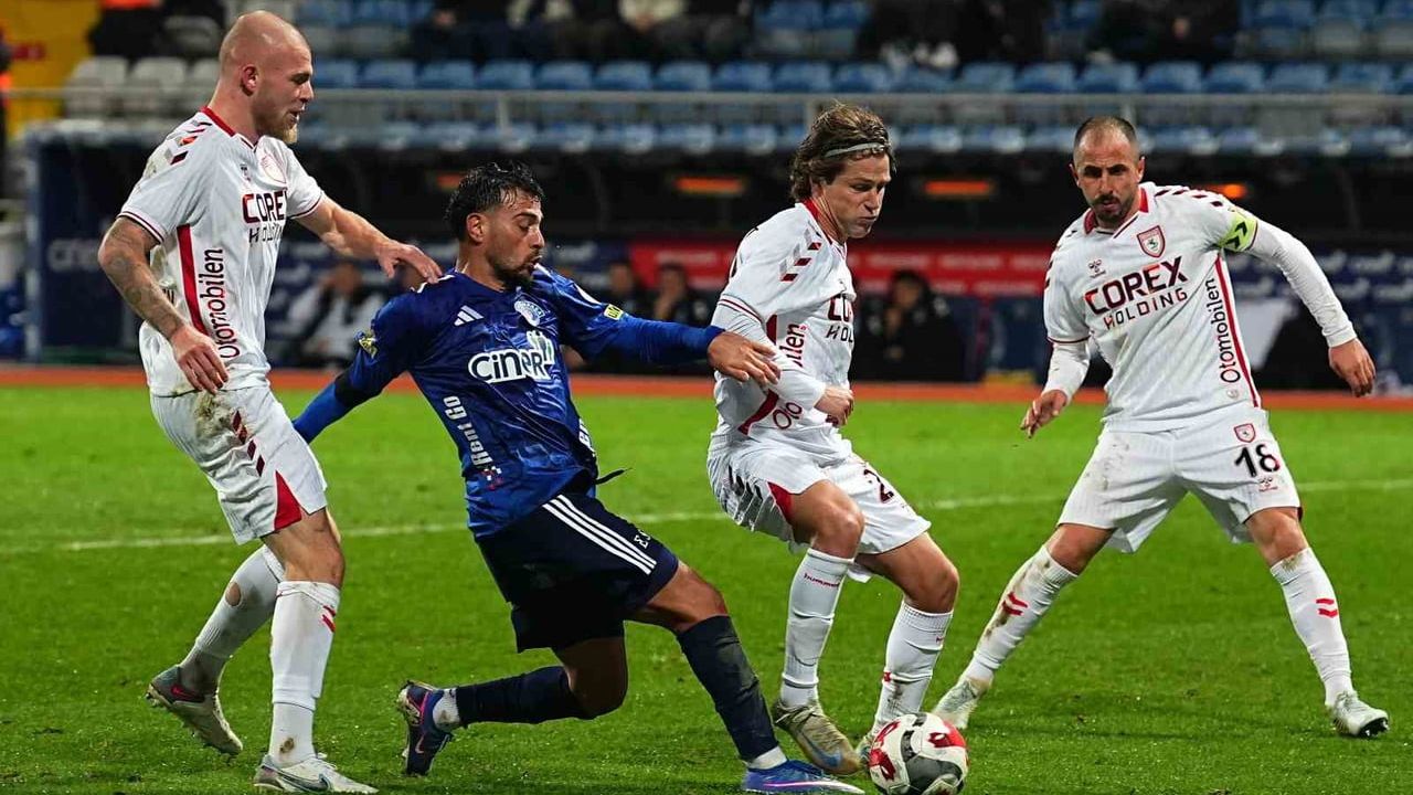 Trendyol Süper Lig'de Kasımpaşa, Samsunspor'a Yenildi