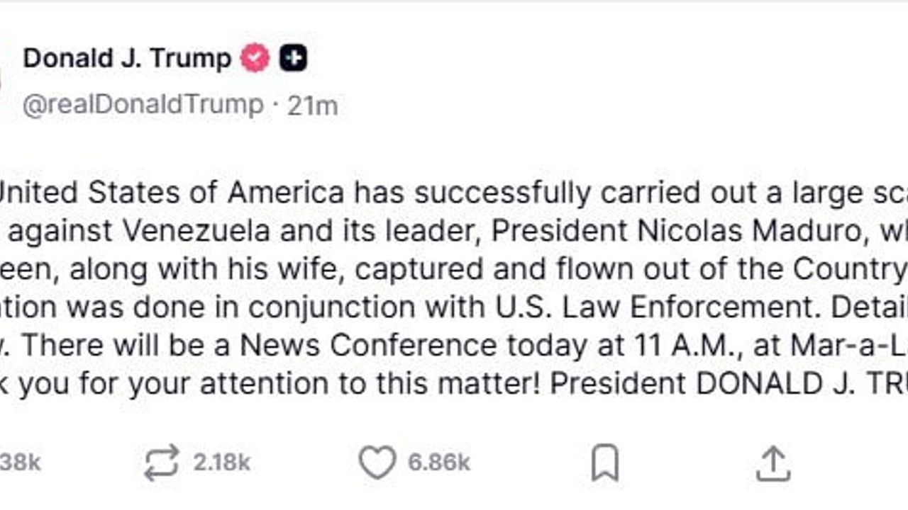 Trump Venezuela’ya Saldırıyı Açıkladı