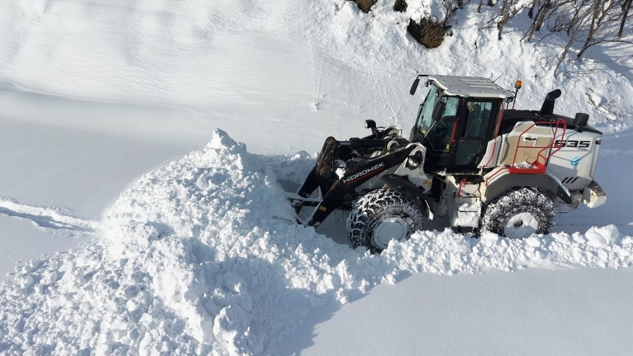 Tunceli'de Kar Yağışı Etkili Oluyor: 178 Köy Yolu Kapandı