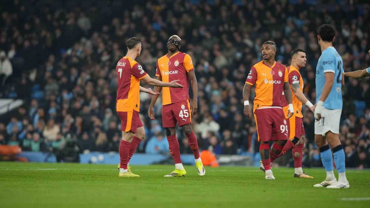 UEFA Şampiyonlar Ligi: Manchester City, Galatasaray'ı 2-0 Geçti