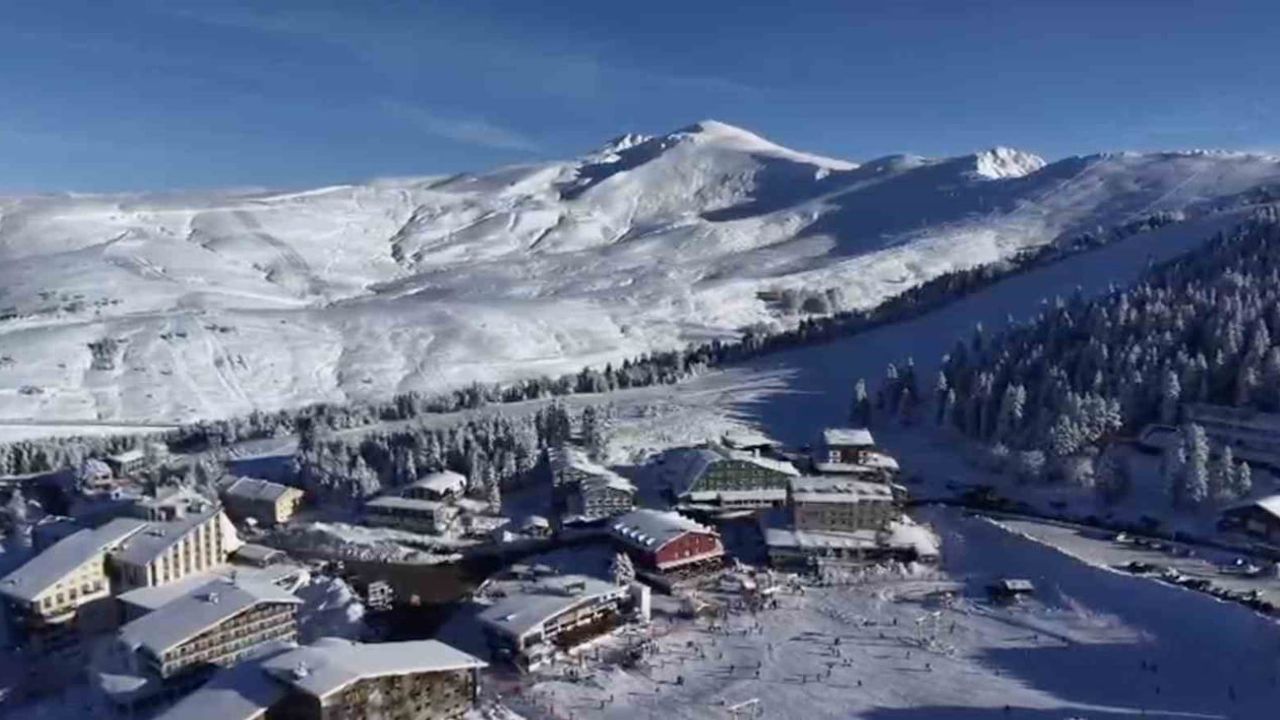 Uludağ'da Sömestr Tatili Yoğunluğu Zirve Yaptı