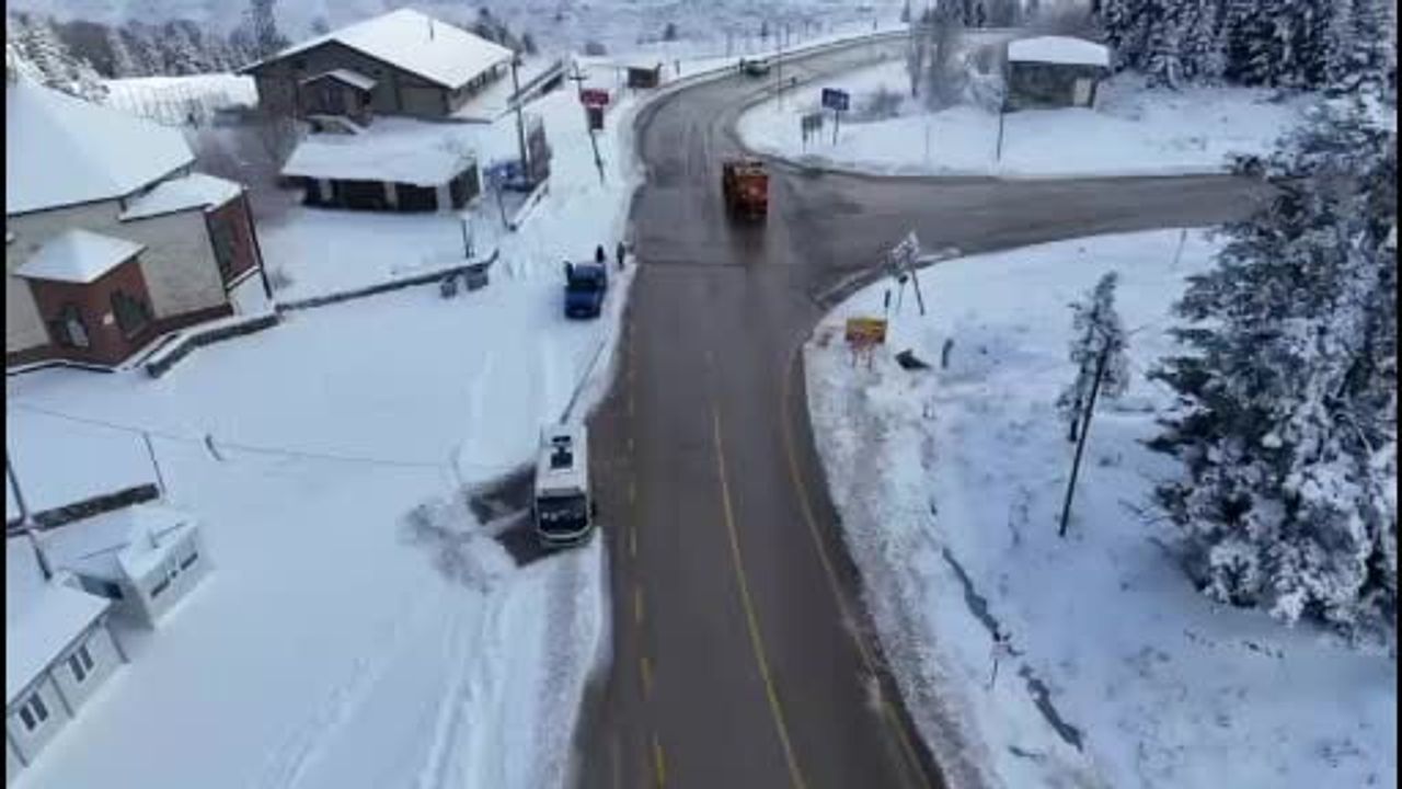 Uludağ'da Sömestr Tatili Yoğunluğu Zirveye Ulaştı