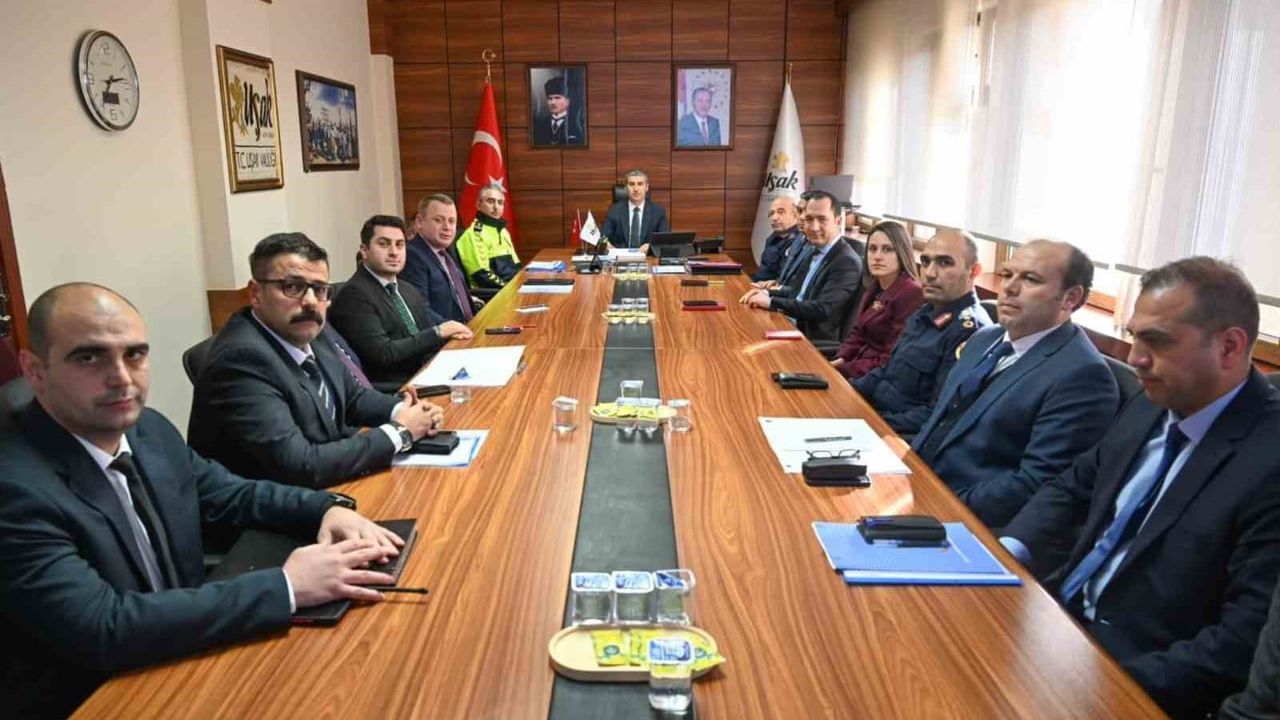 Uşak'ta Güvenlik Koordinasyon Toplantısı Gerçekleşti