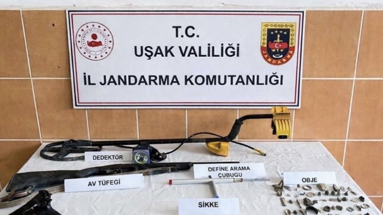 Uşak'ta Tarihi Eser Kaçakçılığına Operasyon