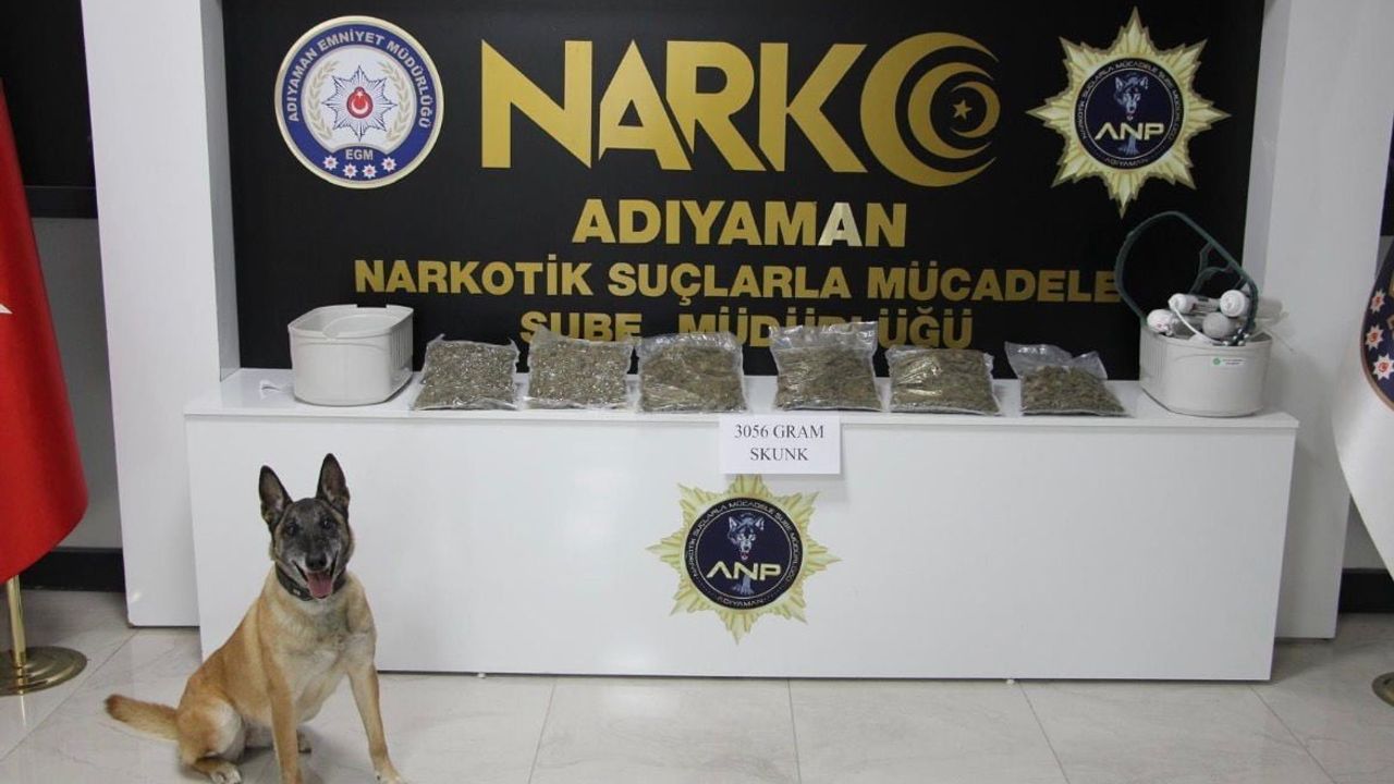Uyuşturucu Operasyonu: Adıyaman'da 3 Kilogram Skunk Ele Geçirildi