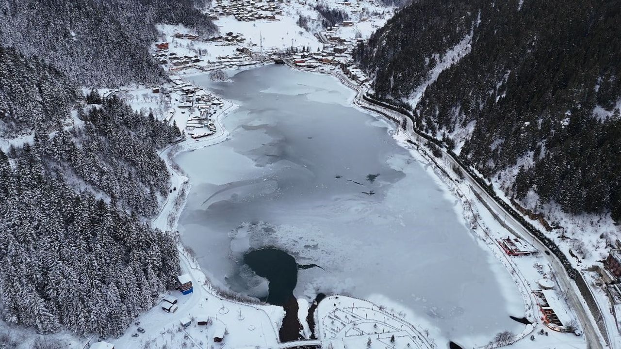 Uzungöl Buz Tuttu ve Kış Festivali İçin Hazırlıklar Başladı