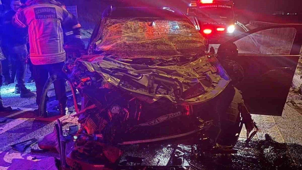 Uzunköprü'de Trafik Kazası: 10 Yıl Hapis Cezası Bulunan Şahıs Hayatını Kaybetti