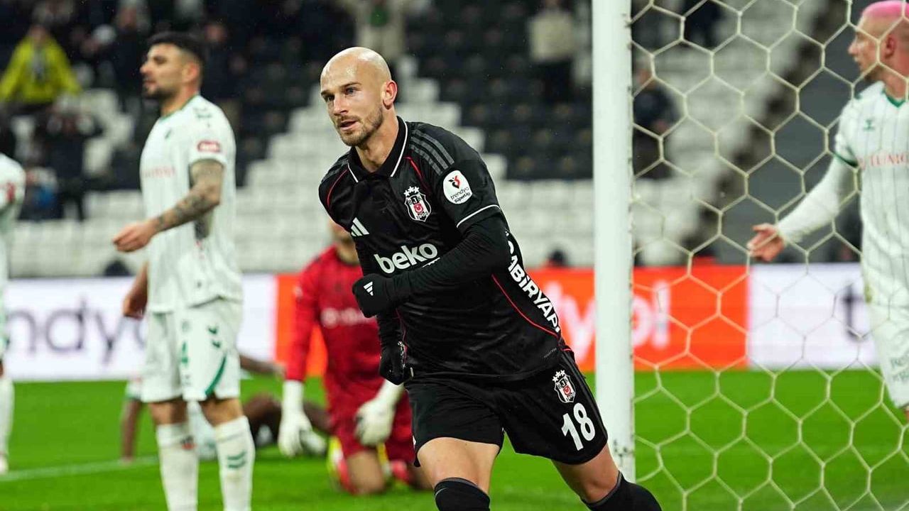 Vaclav Cerny, Beşiktaş'ta 6. Golünü Attı