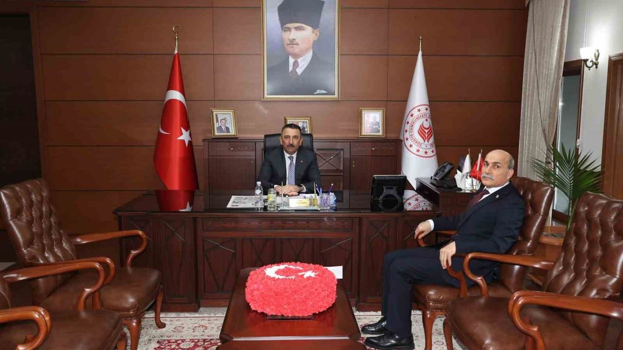 Vali Hacıbektaşoğlu, TTK Genel Müdürü Kiraz'ı Ağırladı