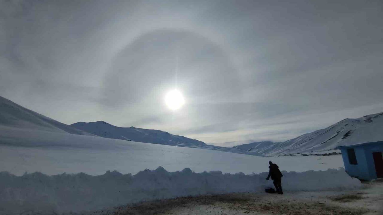 Van'da Güneş Halkası Görsel Şöleni