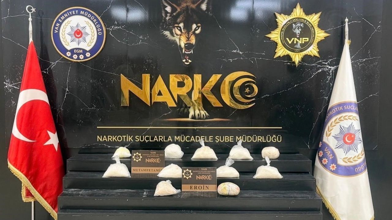 Van'da Uyuşturucu Operasyonu: 10 Kilo 720 Gram Ele Geçirildi