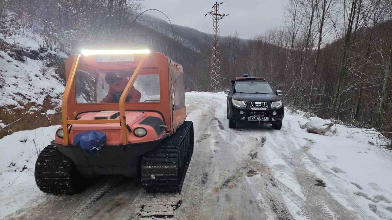 Yalova'da Mahsur Kalan 35 Kişi Kurtarıldı