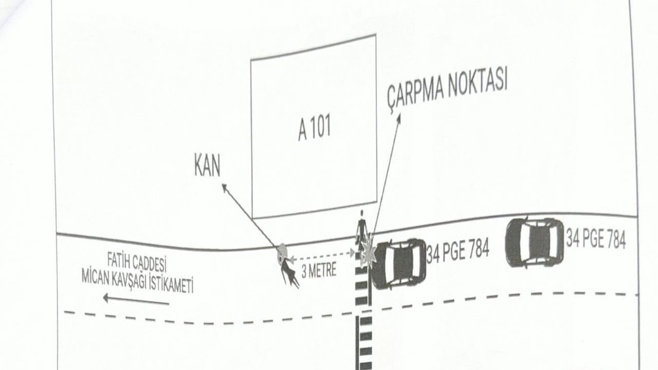 Yaya Geçidinde Feci Kaza: Kadın Hayat Mücadelesi Veriyor