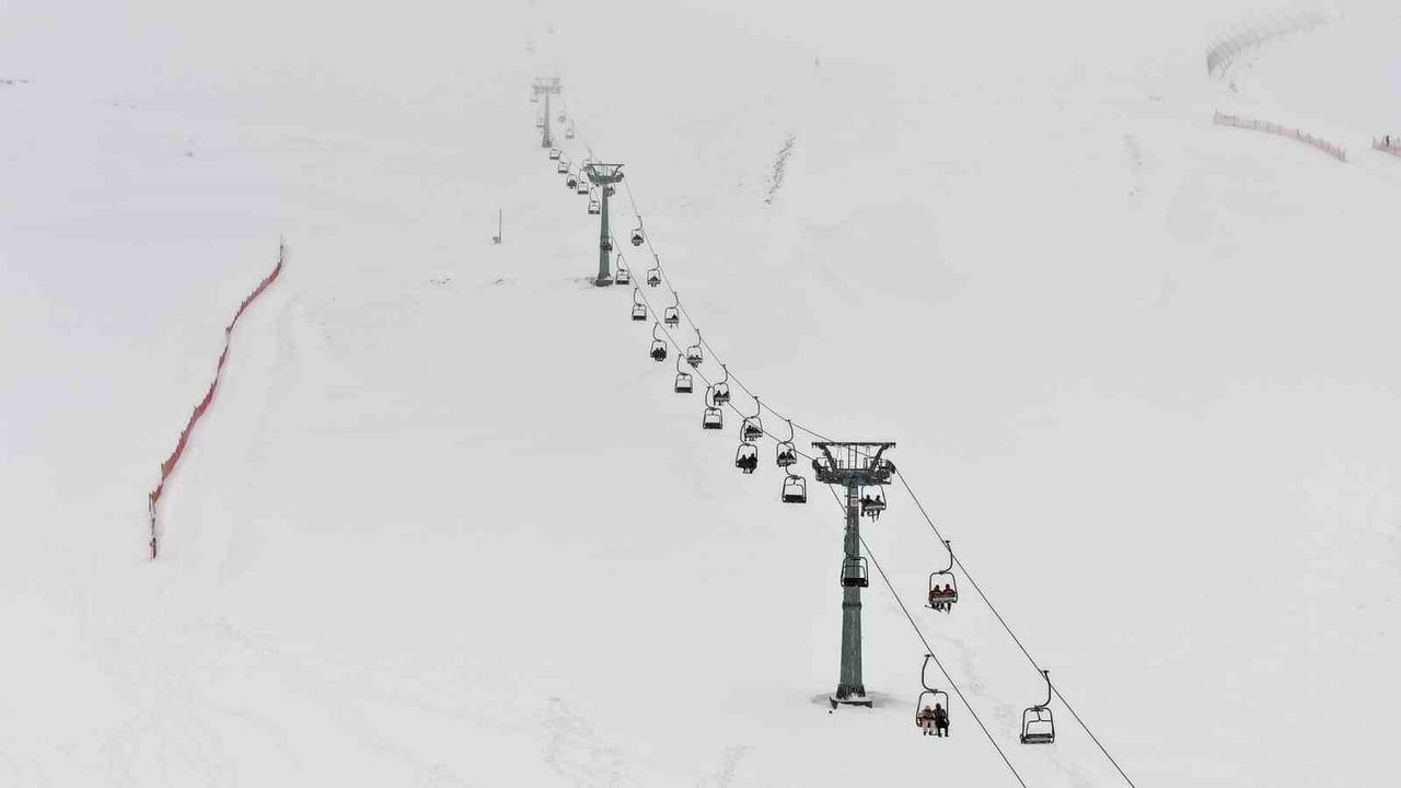 Yedikuyular Kayak Merkezi'ne Yoğun İlgi