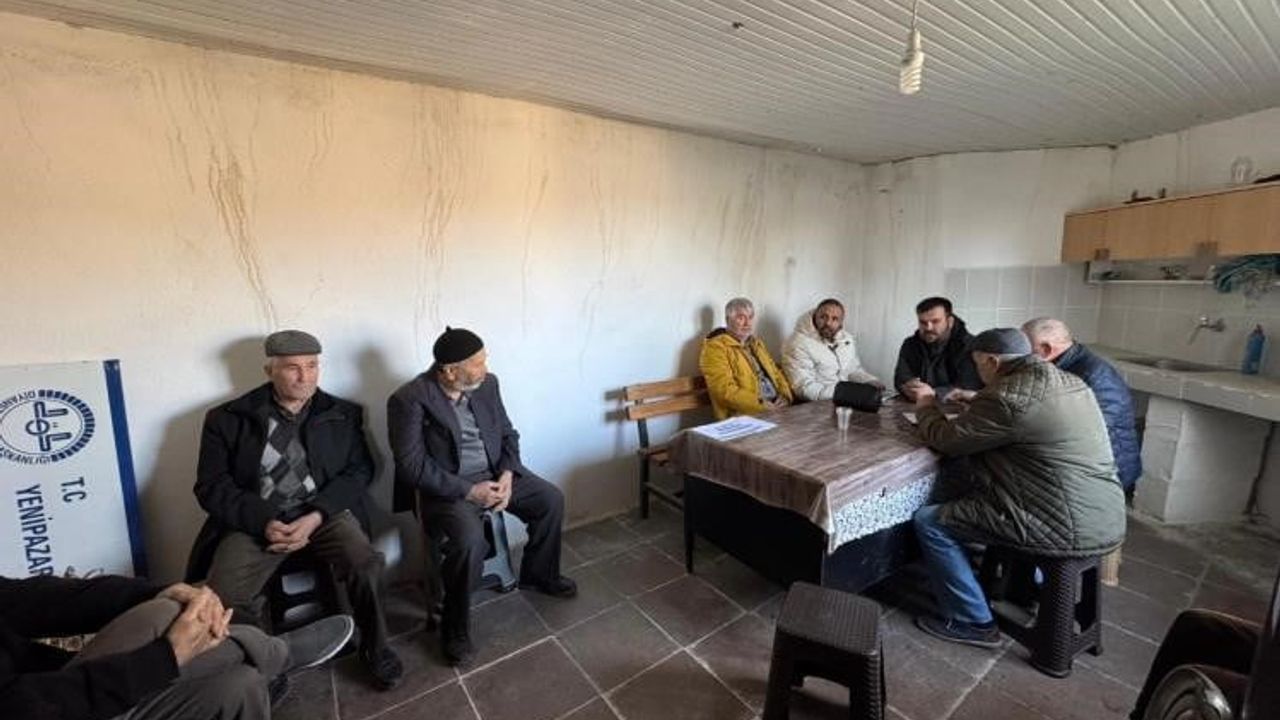 Yenipazar'da Üreticilere Tarımsal Bilgilendirme Toplantısı