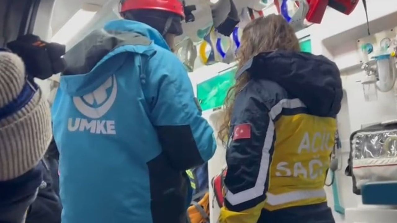 Yoğun Kar Yağışında Hastaya Zamanında Müdahale