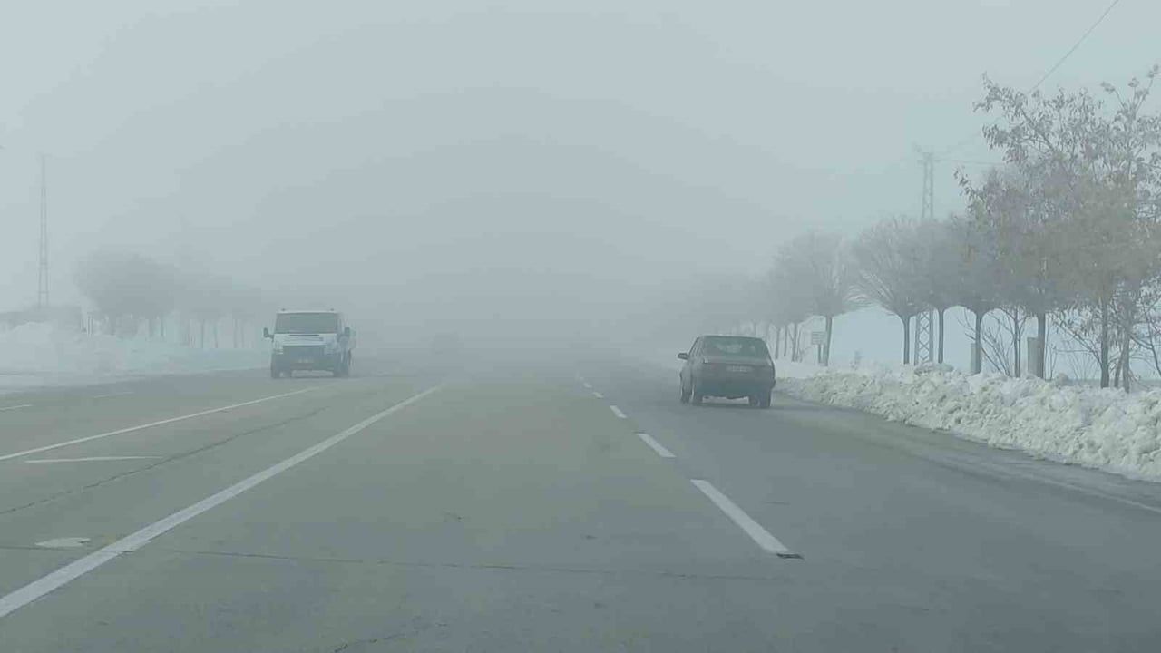 Yoğun Sis Van'da Ulaşımı Zorlaştırıyor