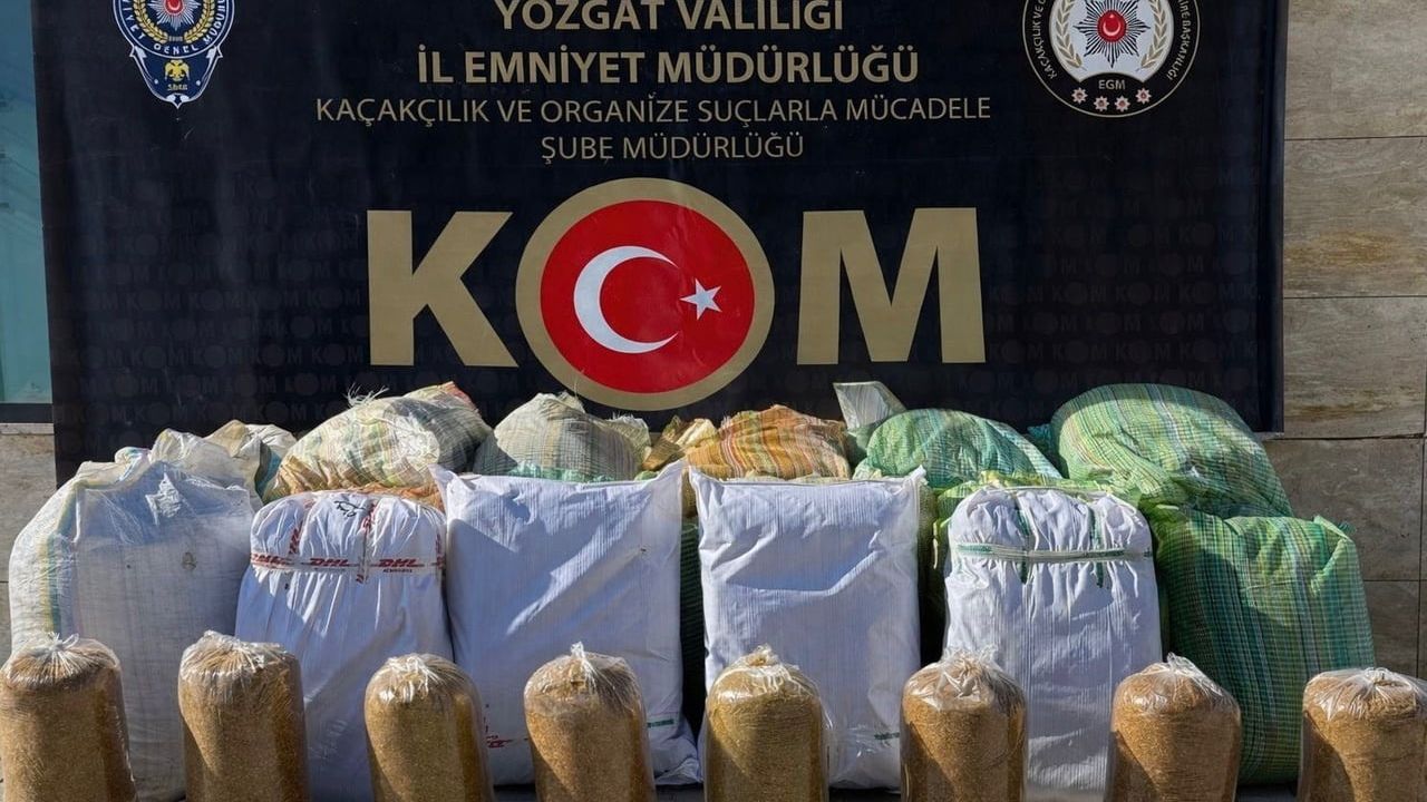 Yozgat'ta 650 Kilo Tütün Yakalandı
