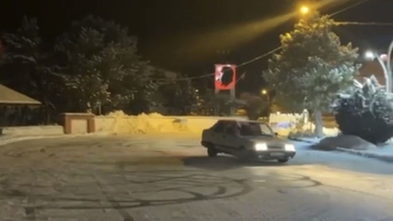 Yozgat'ta Drift Yapan Sürücüye 58 Bin Lira Ceza
