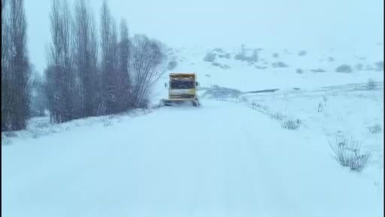 Yozgat'ta Karla Mücadele Devam Ediyor