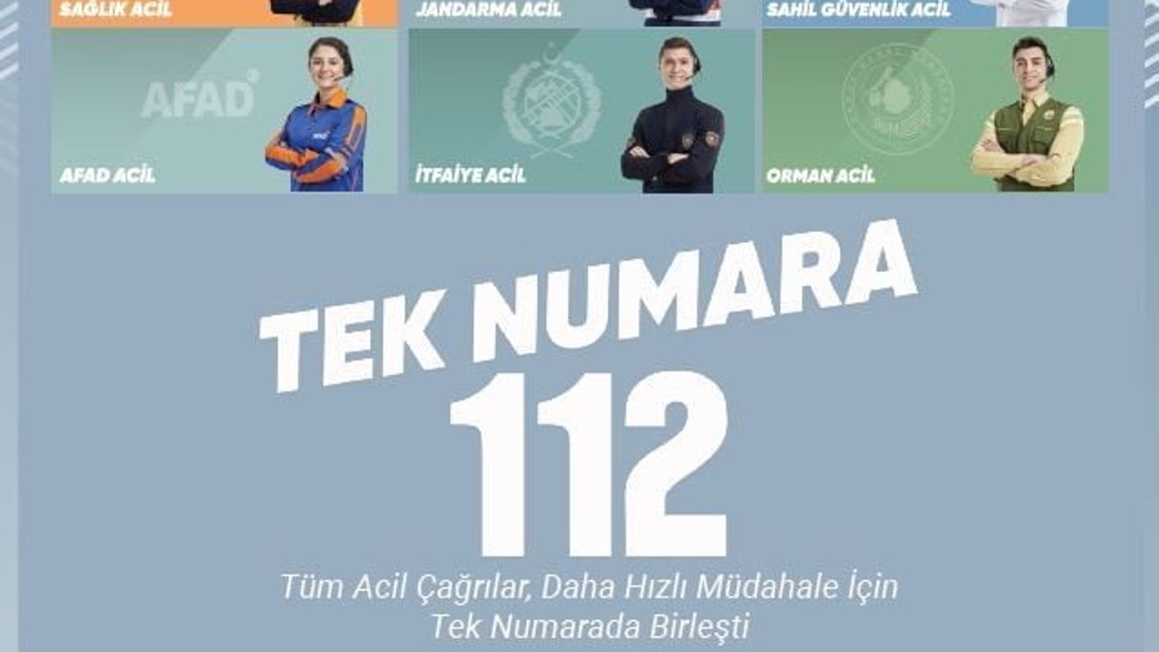 Zonguldak'ta 112 Acil Çağrı Merkezine Gelen Çağrı Sayısı 541 Bin Üzerinde