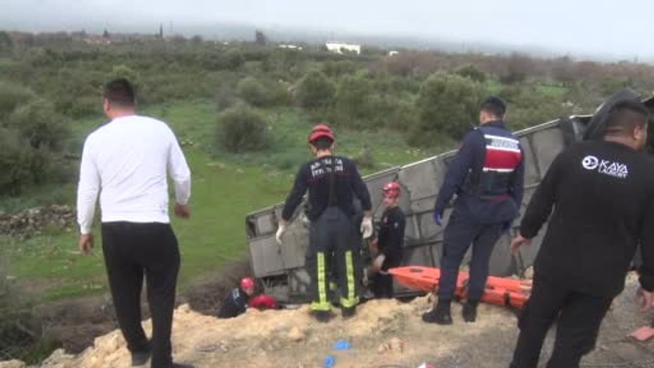 Antalya'da Feci Otobüs Kazası