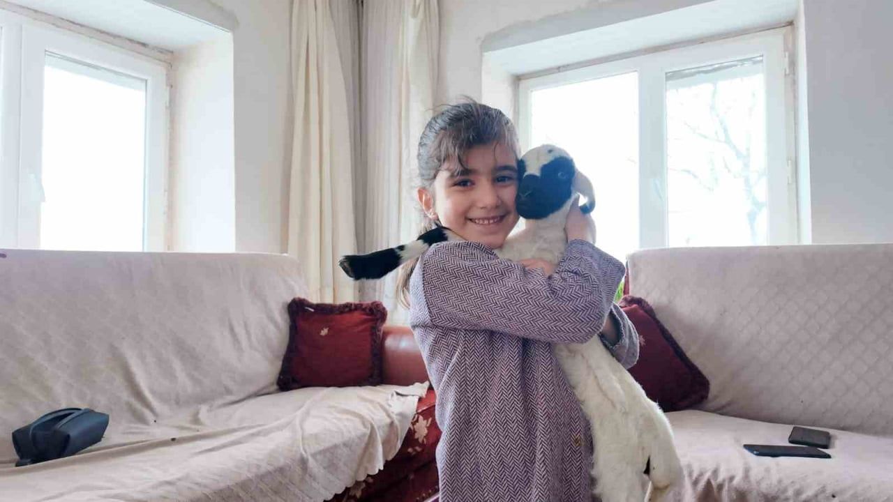 Elazığ’da Soğukların Etkisiyle Evde Beslenen Kuzular