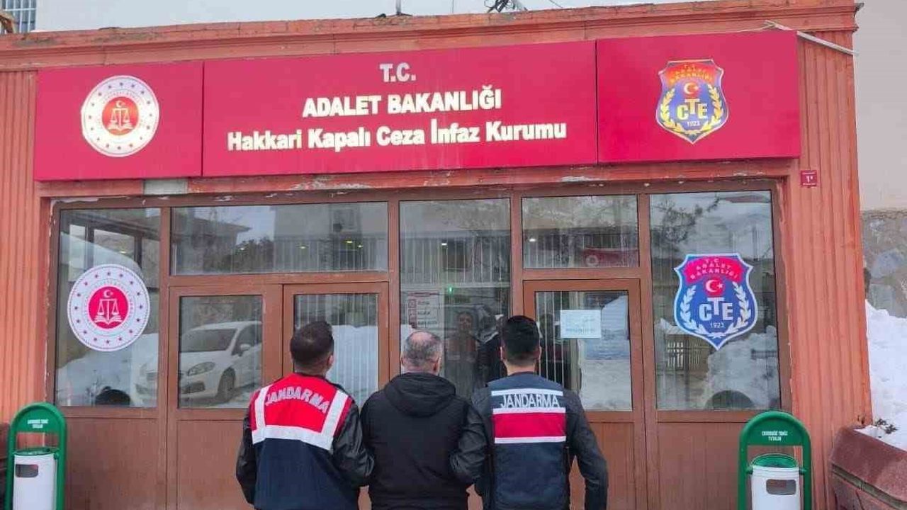 Hakkari'de 13 Yıl Cezası Olan Şahıs Yakalandı