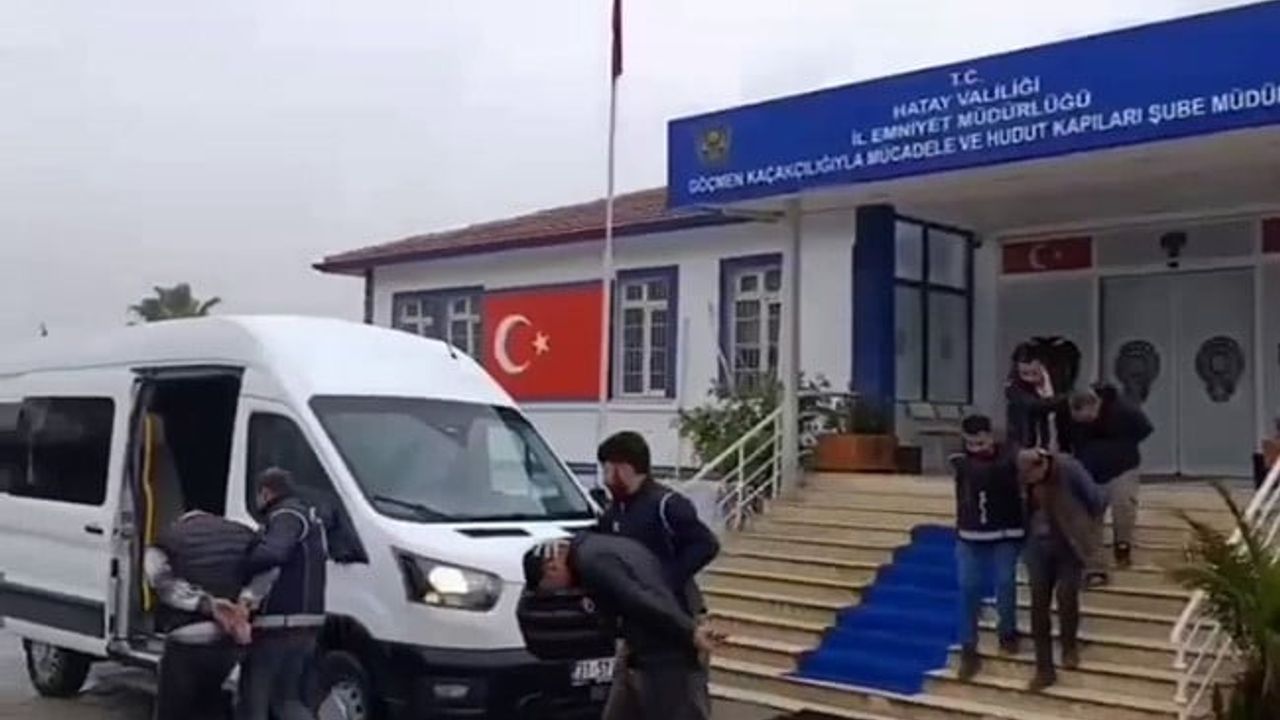 Hatay'da Göçmen Operasyonu: 12 Yakalandı, 4 Organizatör Tutuklandı