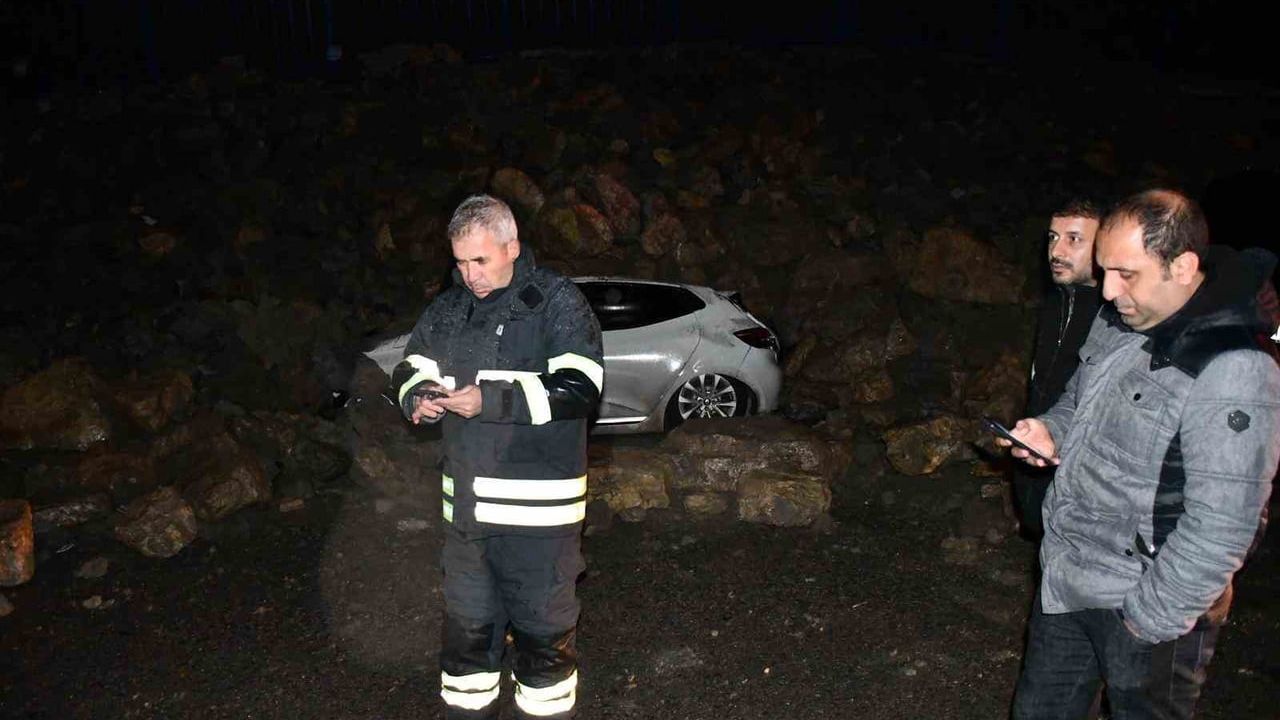 Hatay'daki İstinat Duvarı Çöktü