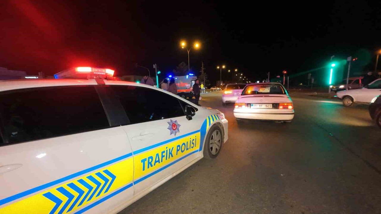 Karaman'da Trafik Kazası: 1 Yaralı