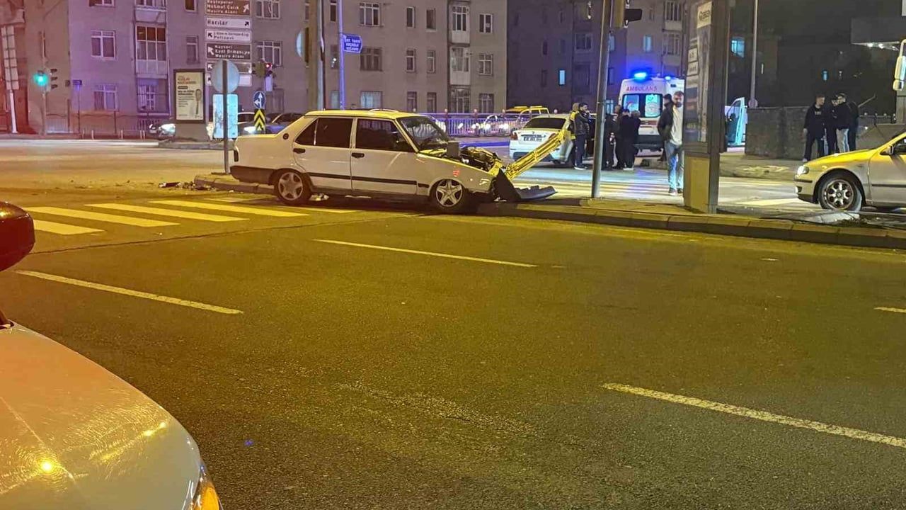 Melikgazi'de Trafik Kazası: Yaralı Yok