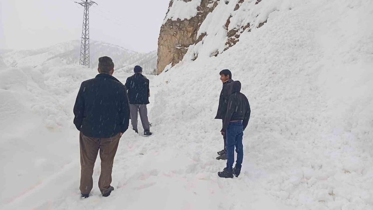 Şirvan'da Kar Yağışıyla Yolda Kalan Araçlar Kurtarıldı