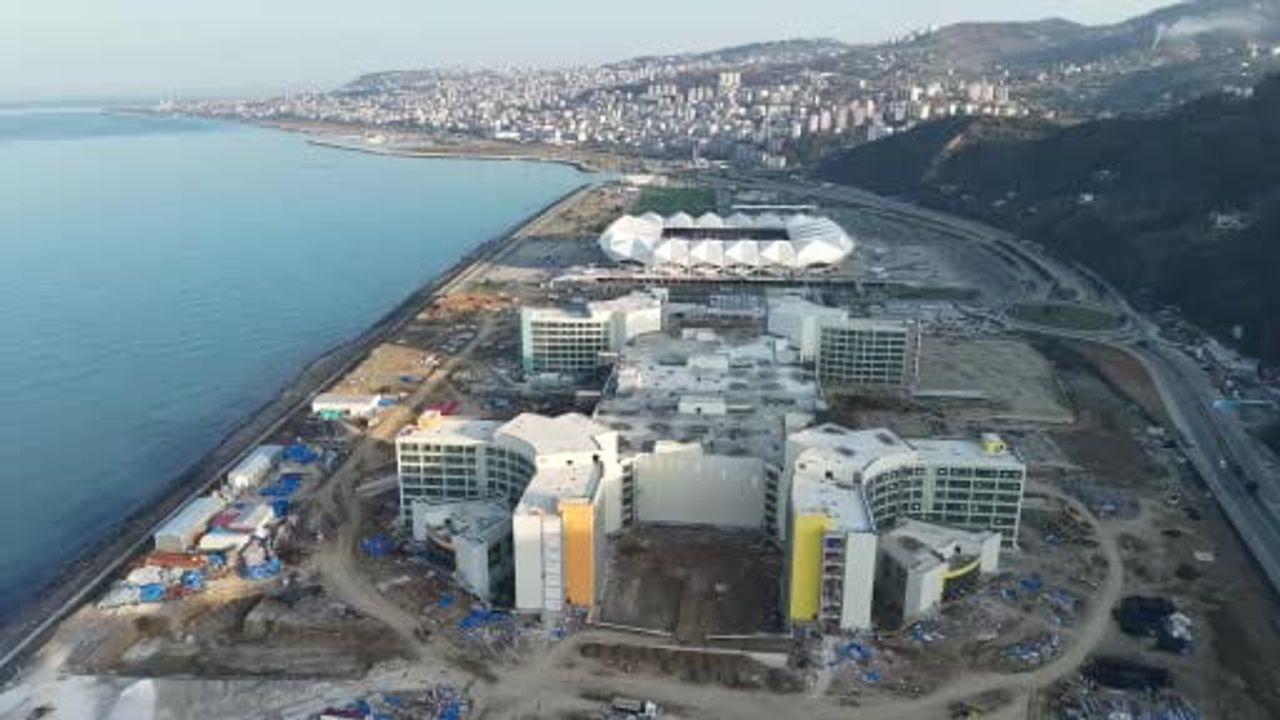 Trabzon Şehir Hastanesi İnşaatında Son Durum