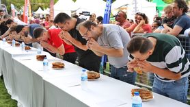 Bursa Gastronomi Festivali'nde Cantık Yeme Yarışması Heyecanı