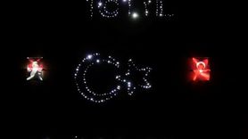 Erzincan'da Polis Adaylarından Işıklı Koreografi Gösterisi