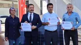 Hatay'da Depremzedelere Güneş Paneli Desteği
