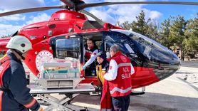 Mersin'de Acil Sevk: Erken Doğan İkizler İçin Ambulans Helikopter İndi